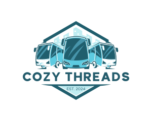 Bus Liner Transportation logo design