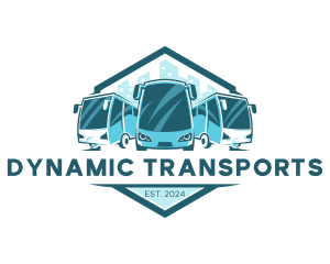 Bus Liner Transportation logo design