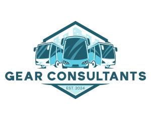 Bus Liner Transportation logo design