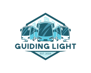 Bus Liner Transportation logo design