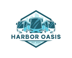 Bus Liner Transportation logo design