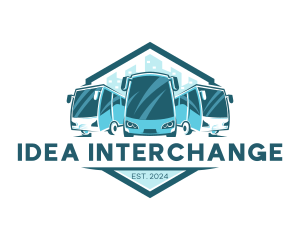 Bus Liner Transportation logo design