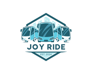 Bus Liner Transportation logo design