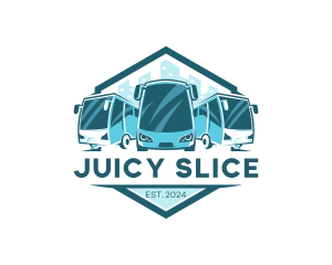 Bus Liner Transportation logo design