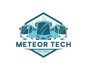 Bus Liner Transportation logo design