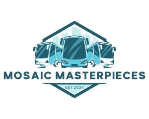 Bus Liner Transportation logo design