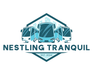 Bus Liner Transportation logo design