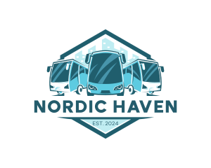 Bus Liner Transportation logo design