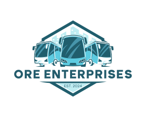 Bus Liner Transportation logo design