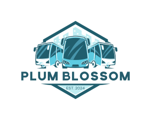 Bus Liner Transportation logo design