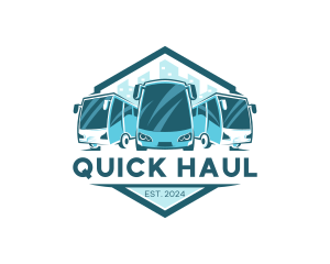 Bus Liner Transportation logo design