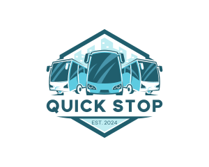 Bus Liner Transportation logo design