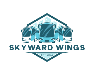 Bus Liner Transportation logo design