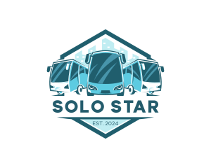 Bus Liner Transportation logo design