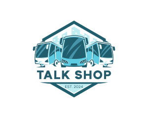 Bus Liner Transportation logo design