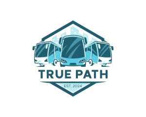 Bus Liner Transportation logo design