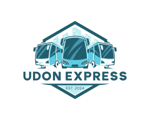 Bus Liner Transportation logo design