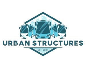 Bus Liner Transportation logo design