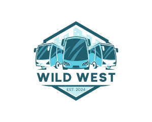 Bus Liner Transportation logo design