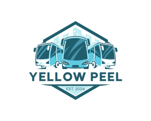 Bus Liner Transportation logo design