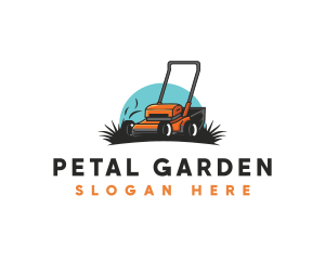 Lawn  Grass Mower  logo design