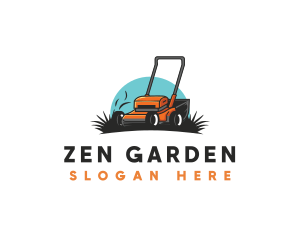 Lawn  Grass Mower  logo design