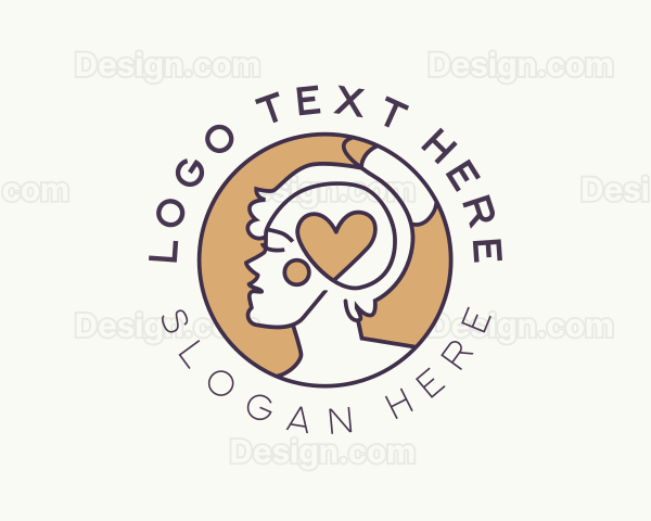 Woman Mental Wellness Logo