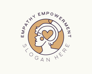 Woman Mental Wellness logo design