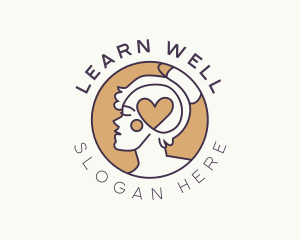 Woman Mental Wellness logo design