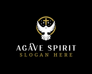 Spirit Dove Cross logo design