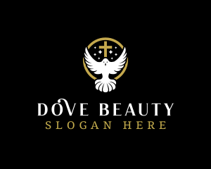 Spirit Dove Cross logo design