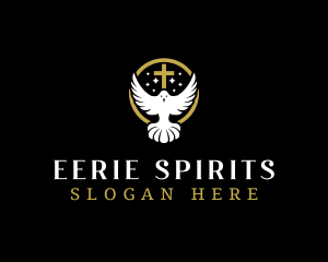 Spirit Dove Cross logo design