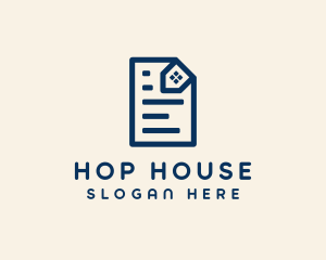 House File Contract  logo design