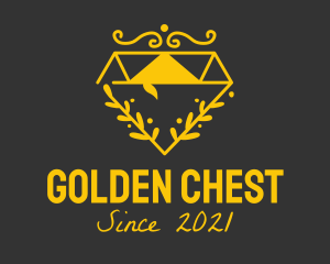 Golden Diamond Vine logo design