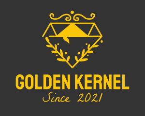 Golden Diamond Vine logo design