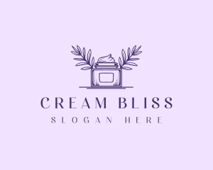 Cosmetic Cream Jar logo design