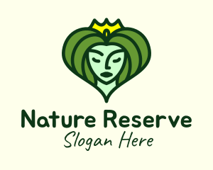 Nature Princess Goddess logo design