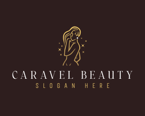 Woman Body Beauty logo design