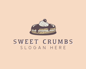 Chocolate Truffle Cake logo design