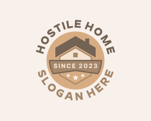 Home Roofing Emblem logo design