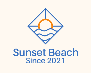 Sunset Beach Resort  logo design