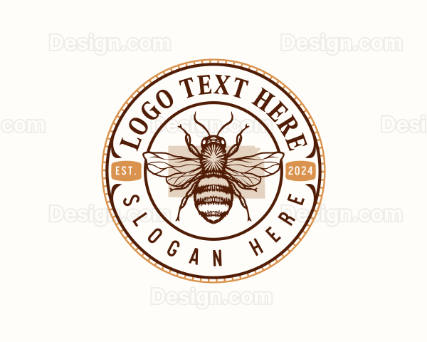 Kansas Honeybee Apiary Logo