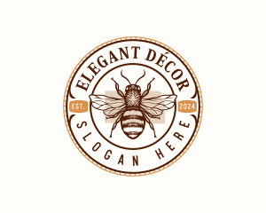 Kansas Honeybee Apiary logo design