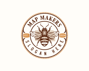 Kansas Honeybee Apiary logo design