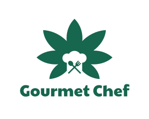 Cannabis Chef Hat logo design