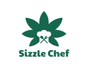 Cannabis Chef Hat logo design