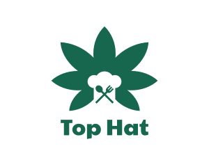 Cannabis Chef Hat logo design