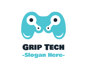 Tech Gaming Controller  logo design