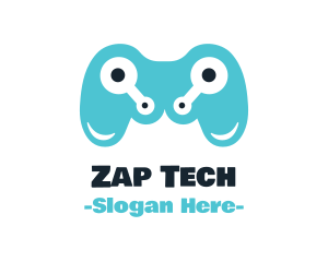 Tech Gaming Controller  logo design