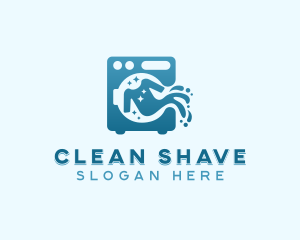 Laundry Washing Clean logo design